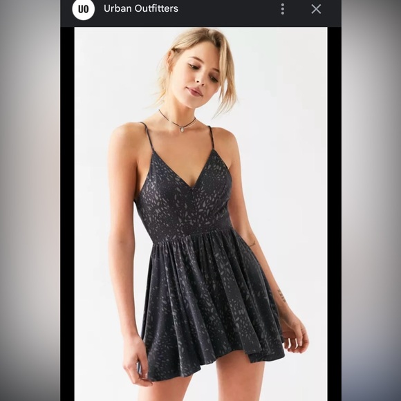 Silence + Noise Black Strapless Dress - Picture 1 of 6